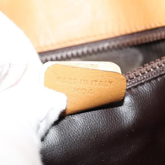 CELINE Macadam Canvas Shoulder Bag Pvc Beige Gold - Picture 13 of 13